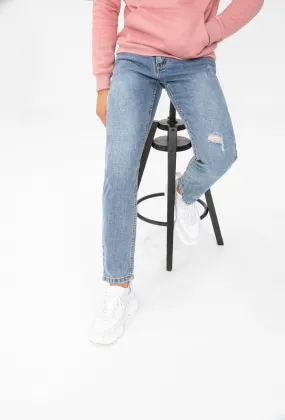 Jean regular fit déchiré