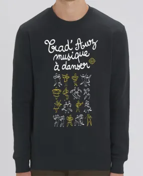 Sweat-shirt TRADAUZ BLANC ET JAUNE Par TRADAUZ