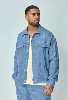 Veste effet jean troué
